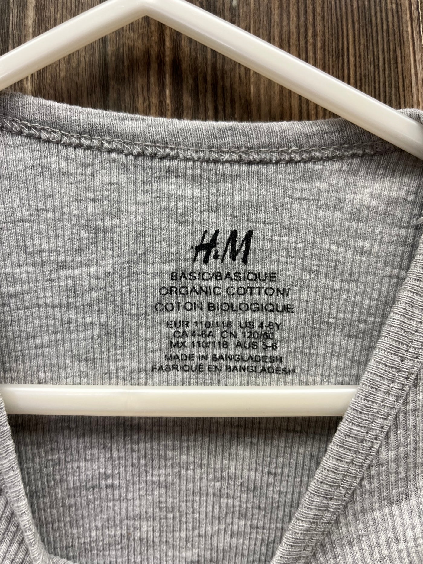 Boys 4-6 Gray Long Sleeve Top H&M