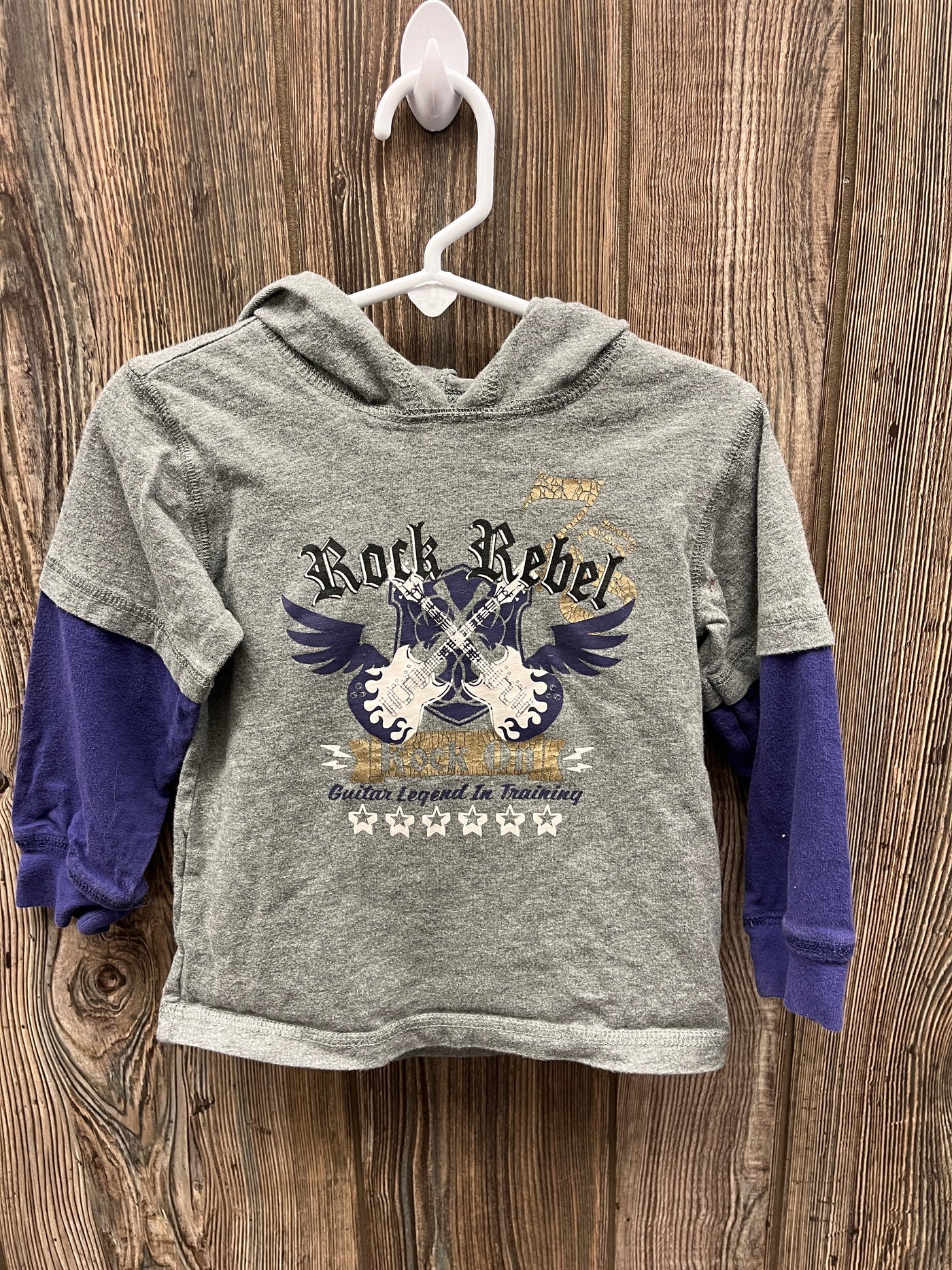 Boys 24 mo Rock Rebel Long Sleeve Shirt