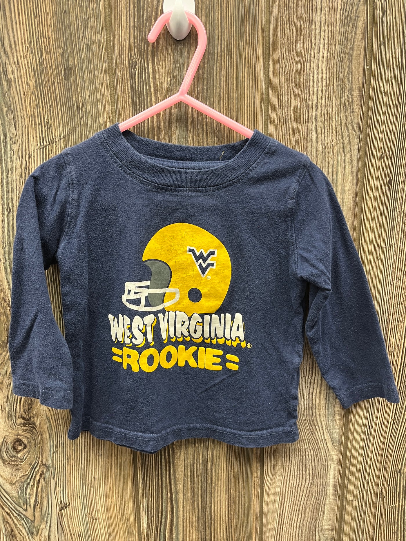 Boys 2T WVU Rookie Long Sleeve Shirt