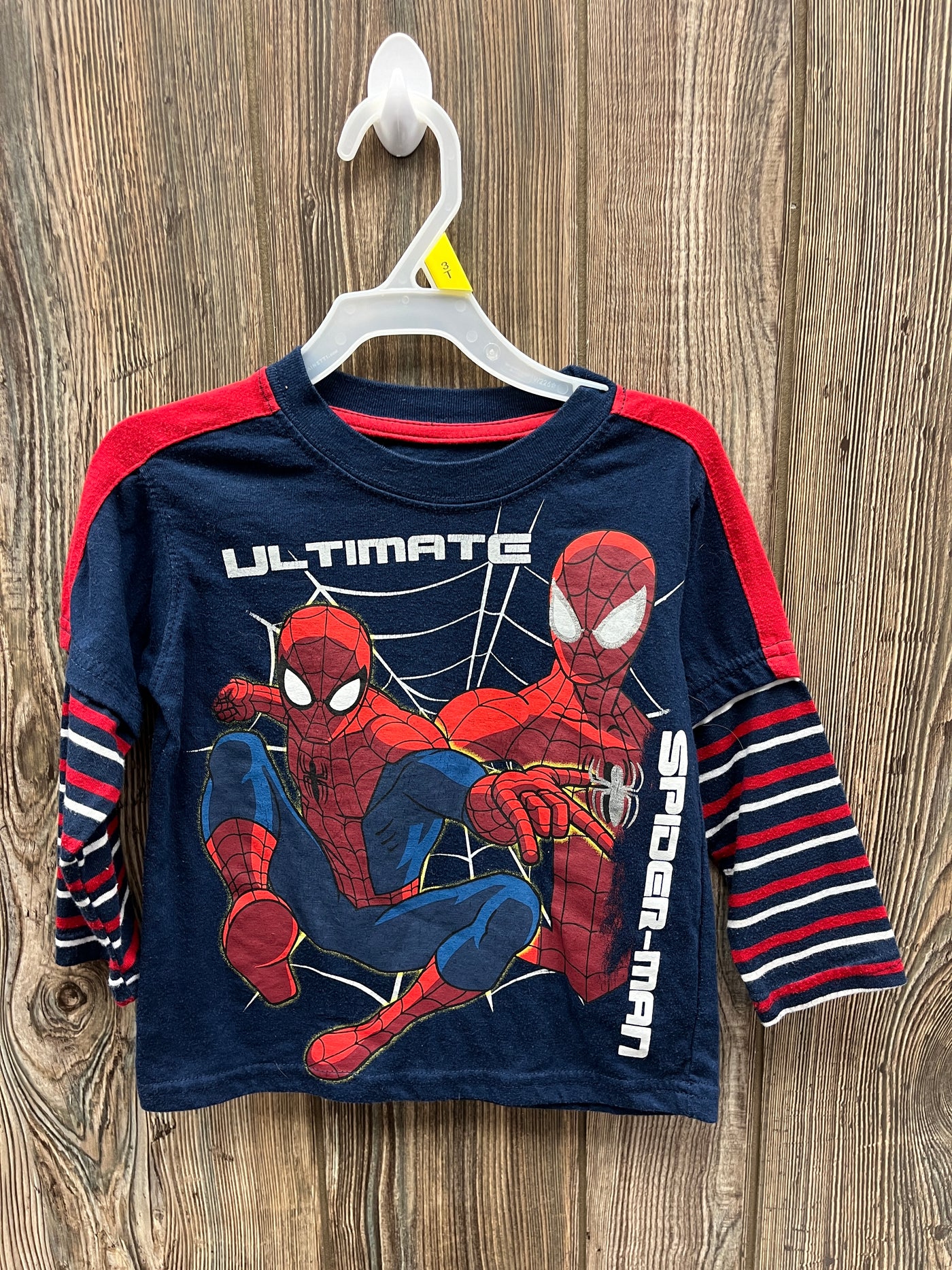 Boys 2T Spiderman Long Sleeve Shirt