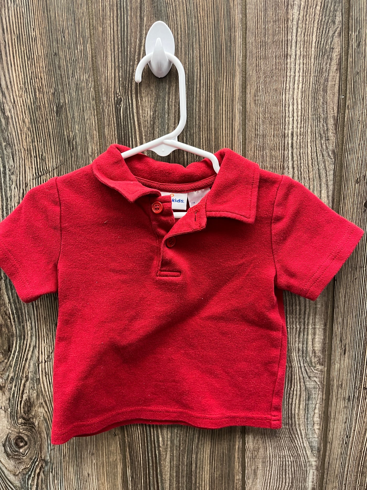 Boys 18 mo Red Polo Short Sleeve Shirt