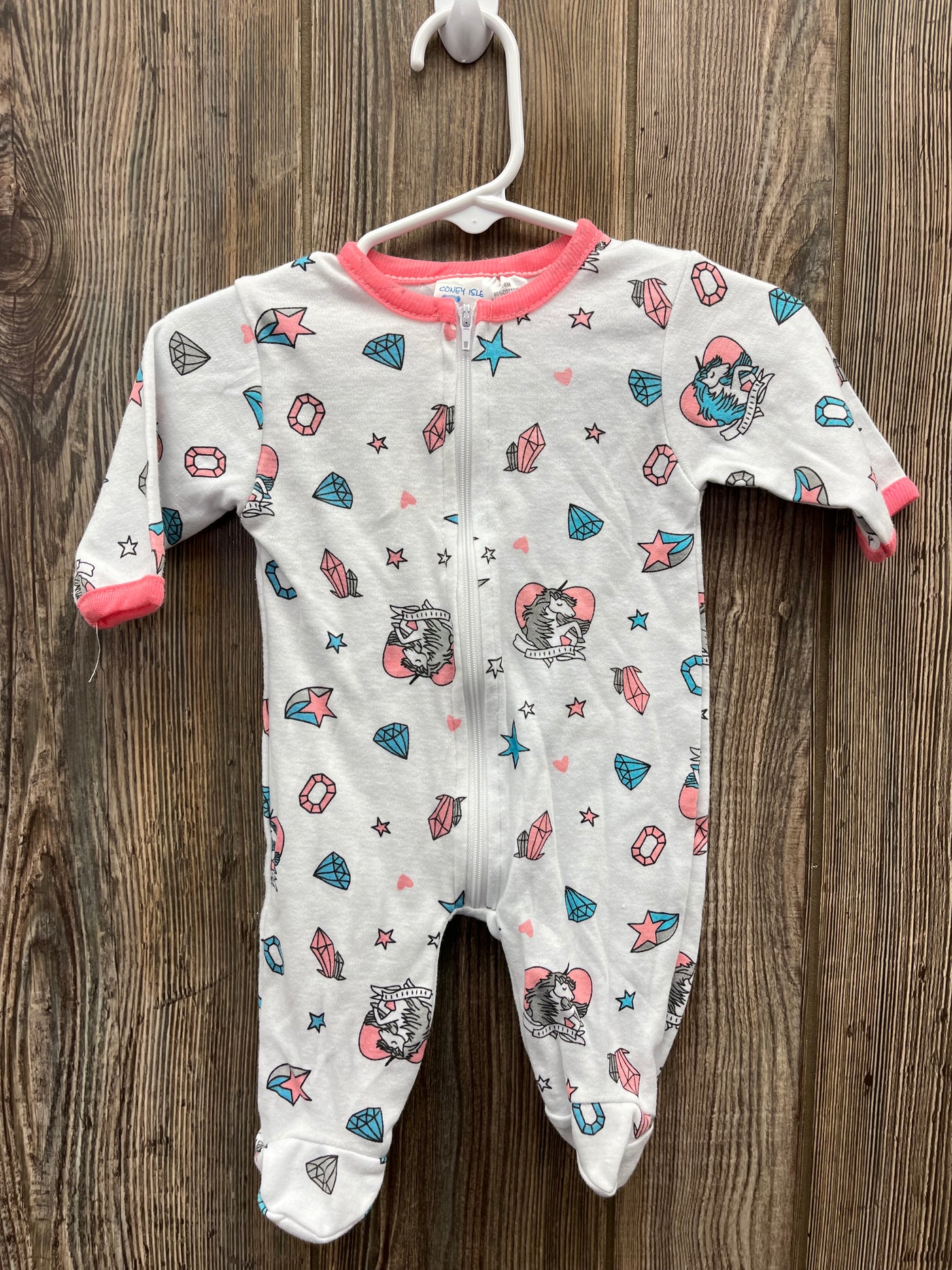 Girls 3-6 mo Unicorn Sleeper