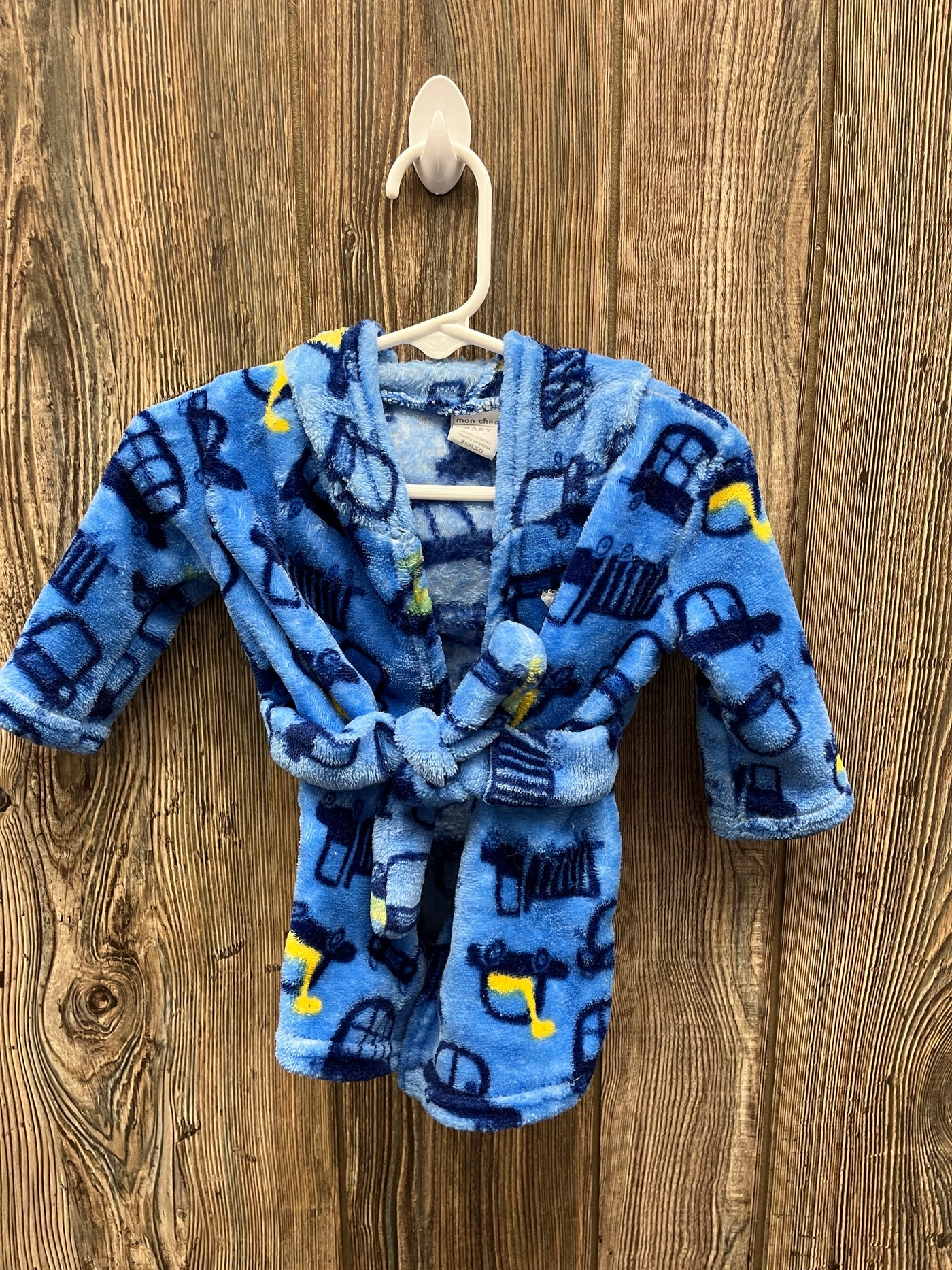 Boys 0-9 mo Blue Car Robe