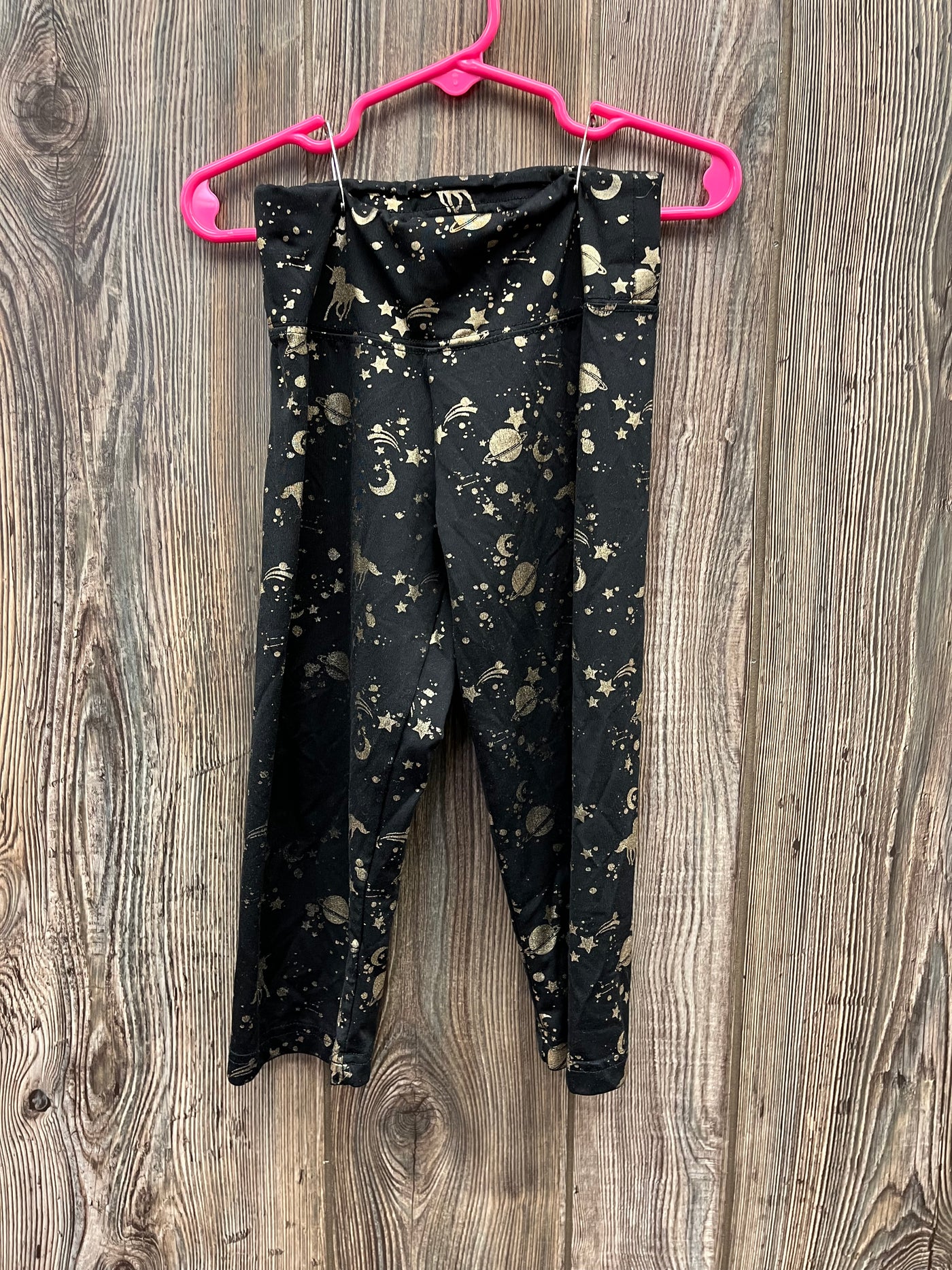 Girls 8 Black Justice Space Pants