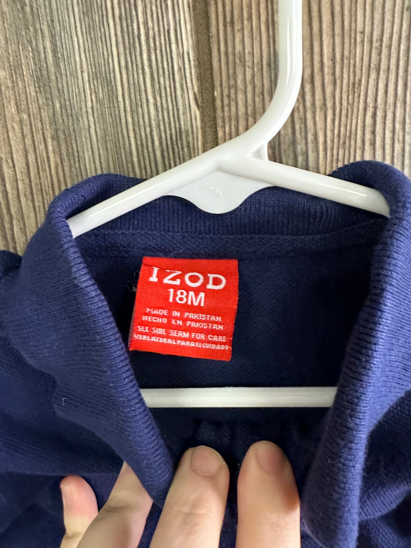 Boys 18 mo Blue Short Sleeve Top Izod