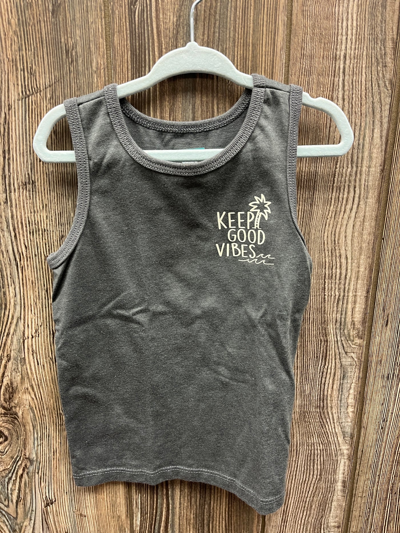 Boys 3T Keep Good Vibes Tank Top