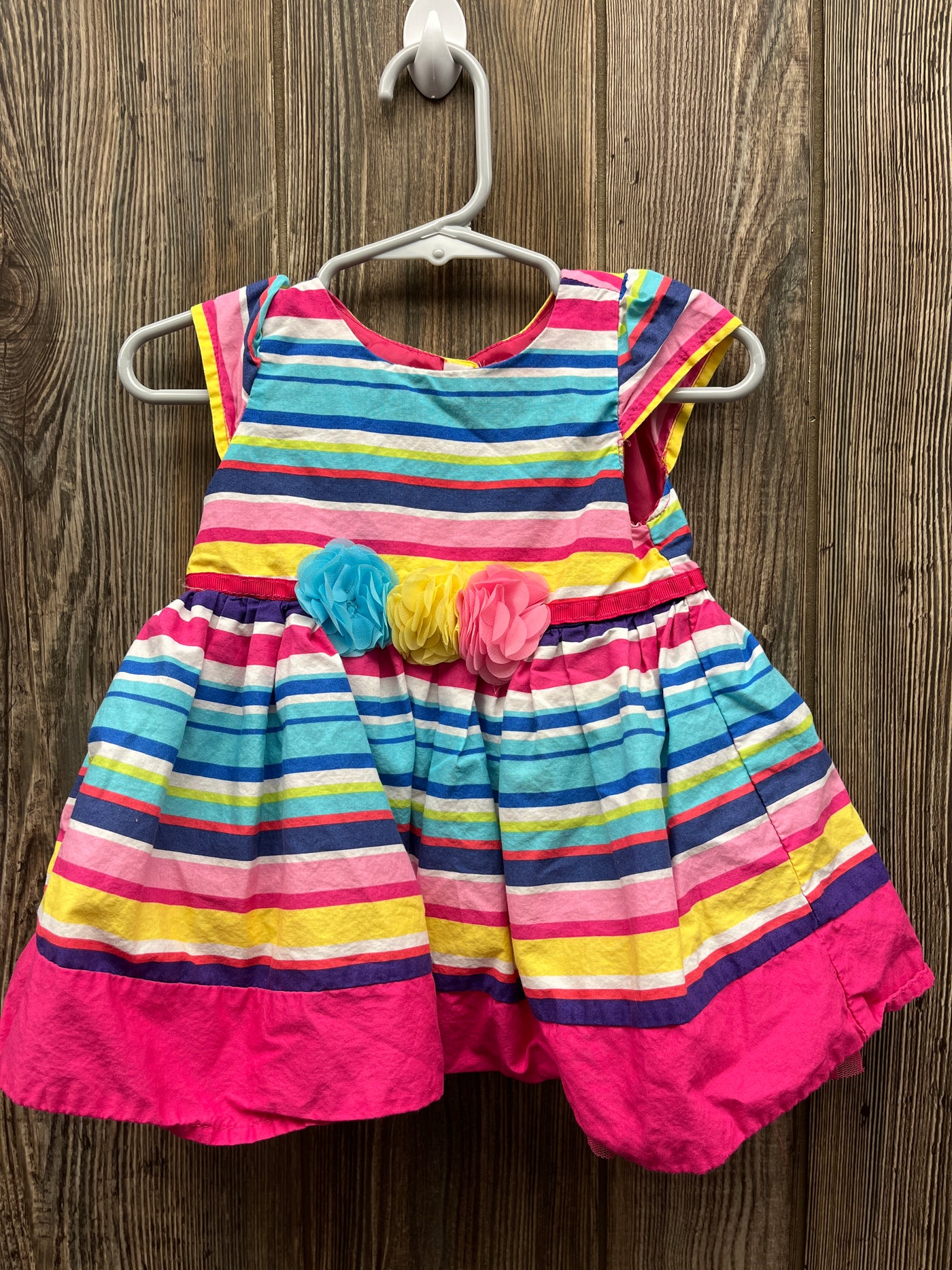 Girl 9-12 mo Colorful Striped Dress