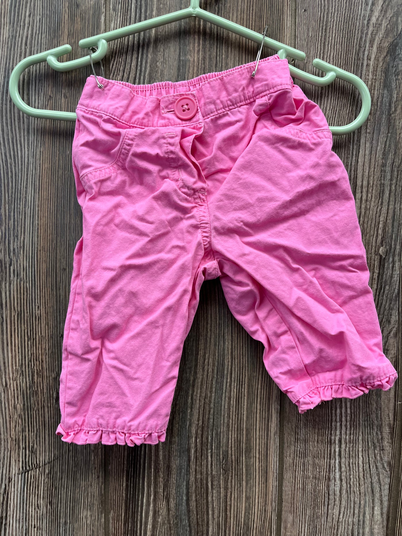 Girl 0-3 mo  Pants with Button