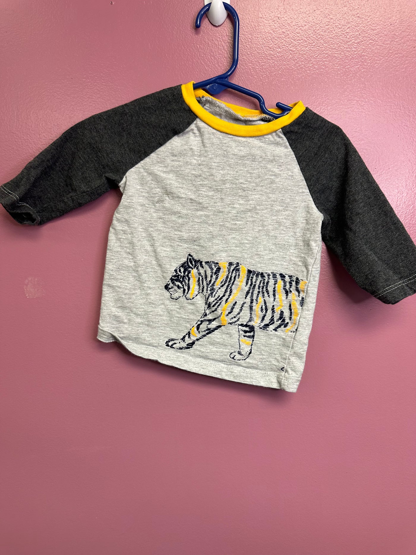 Boys 24 mo Gray Tiger Long Sleeve Sweatshirt