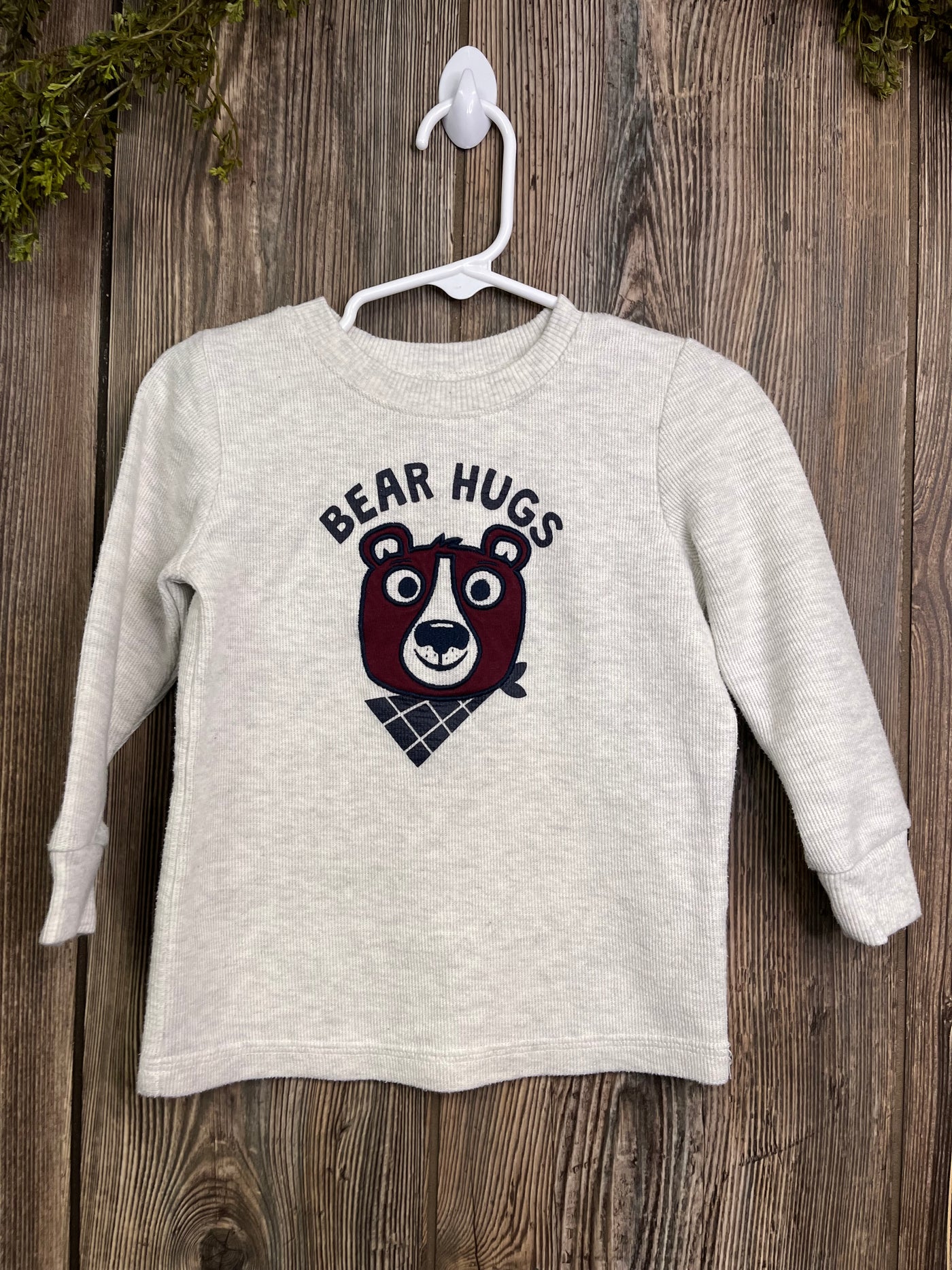 Boys 18 mo Bear Hugs Long Sleeve Top