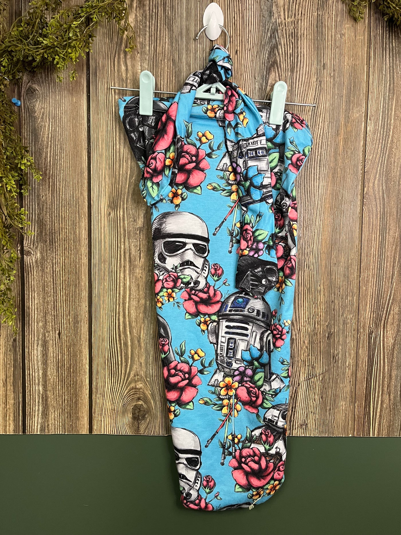 Girls NB Star Wars Flower Sleep Sack and Head Bow