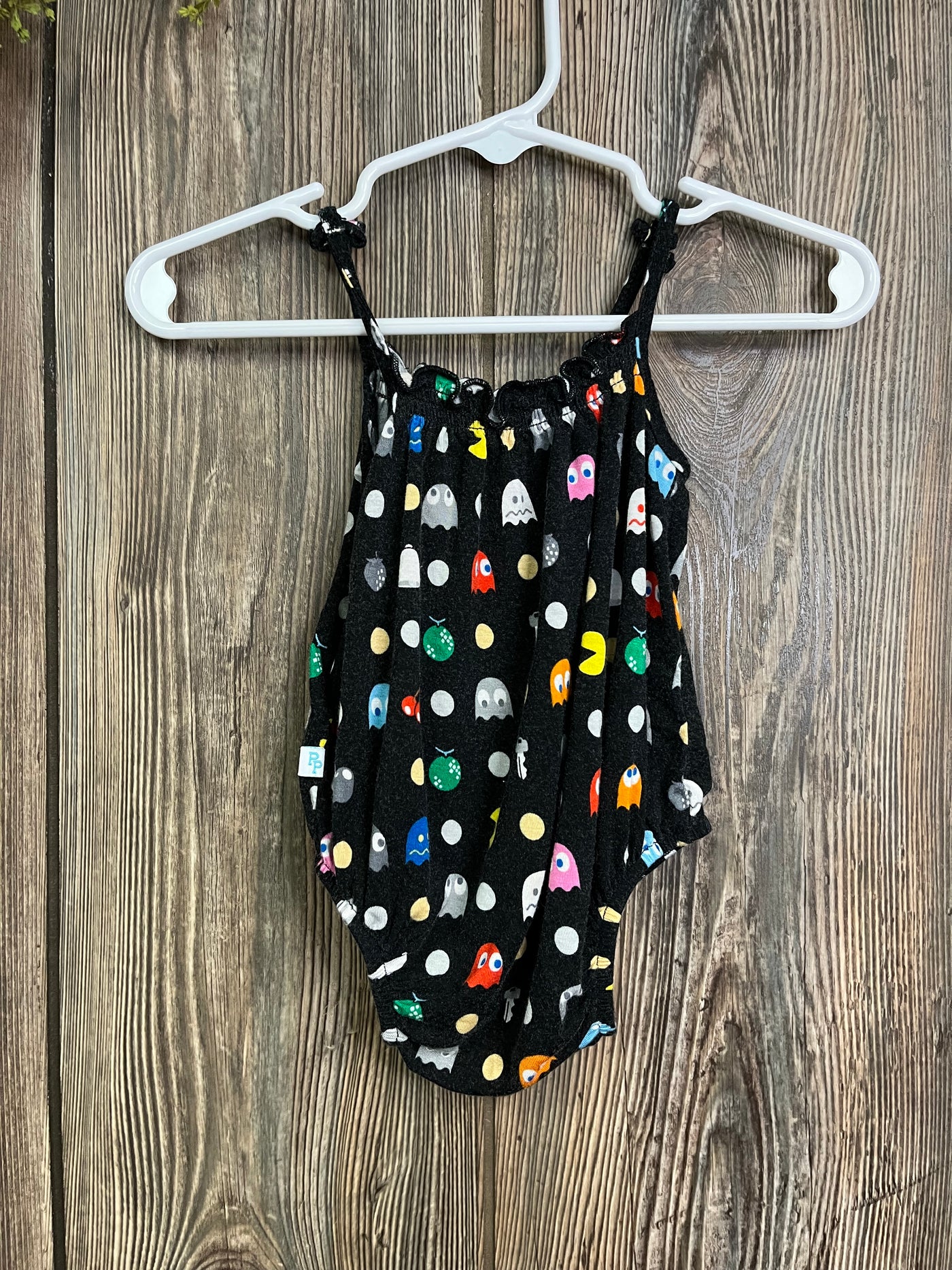 Girls 0-3 mo Posh Peanut Pacman Romper